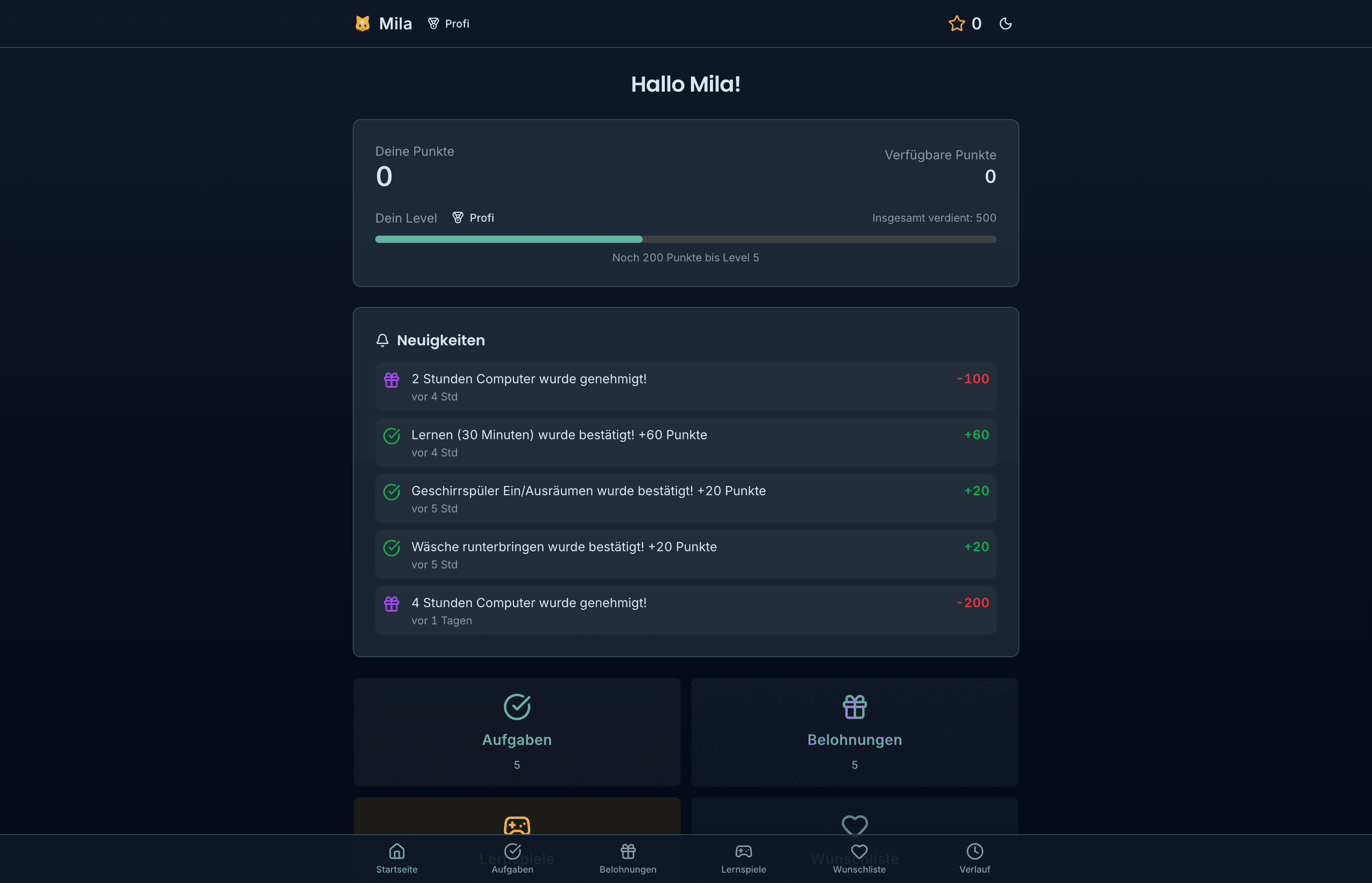 Kinderportal – Startseite